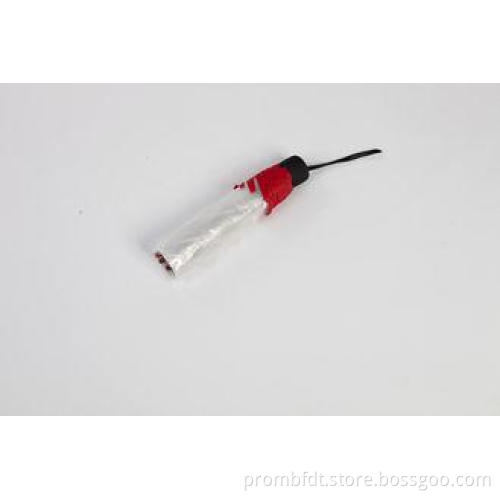 3 Folding PVC Kids Clear Umbrella Straight Rainshade For Pr